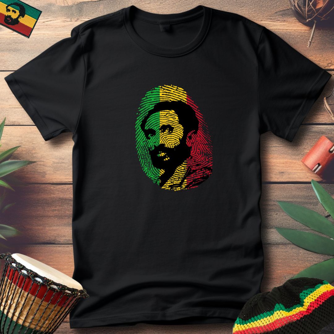 Haile Selassie Print T-Shirt