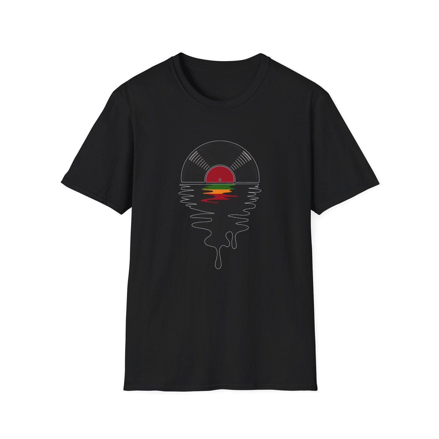 Melting Reggae Vinyl Record T-Shirt