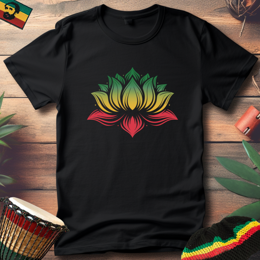 Rasta Lotus Flower T-Shirt