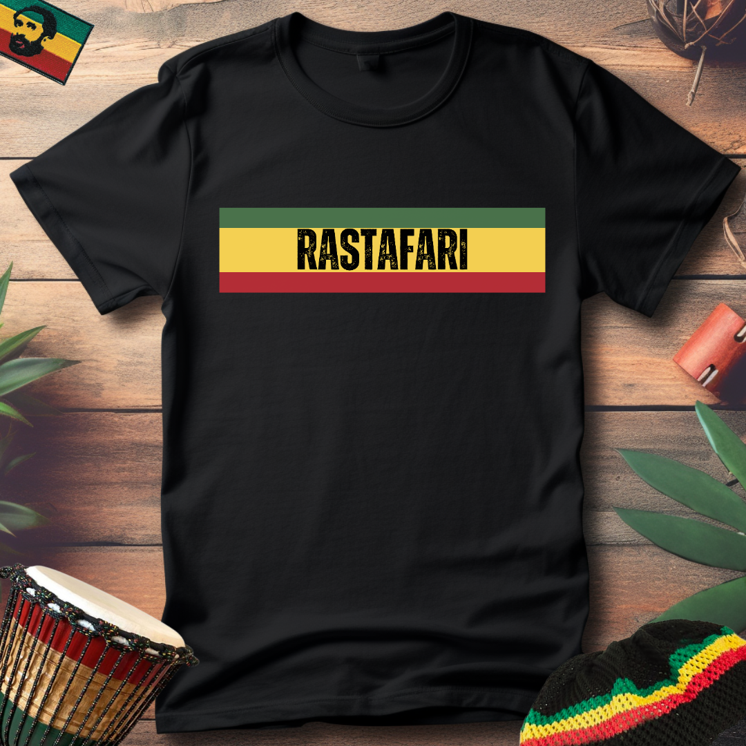 Rastafari Green, Yellow & Red T-Shirt