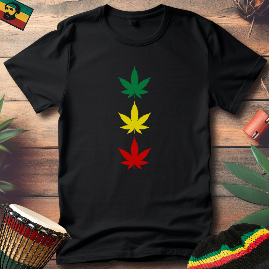 Red, Gold & Green Herbs of Life T-Shirt