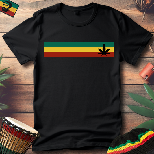 Ras Leaf Of Life Flag 101 T-Shirt