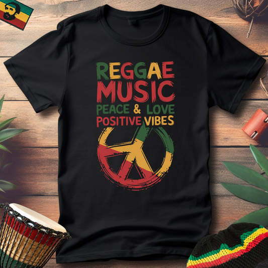 Reggae Music Peace & Love T-Shirt