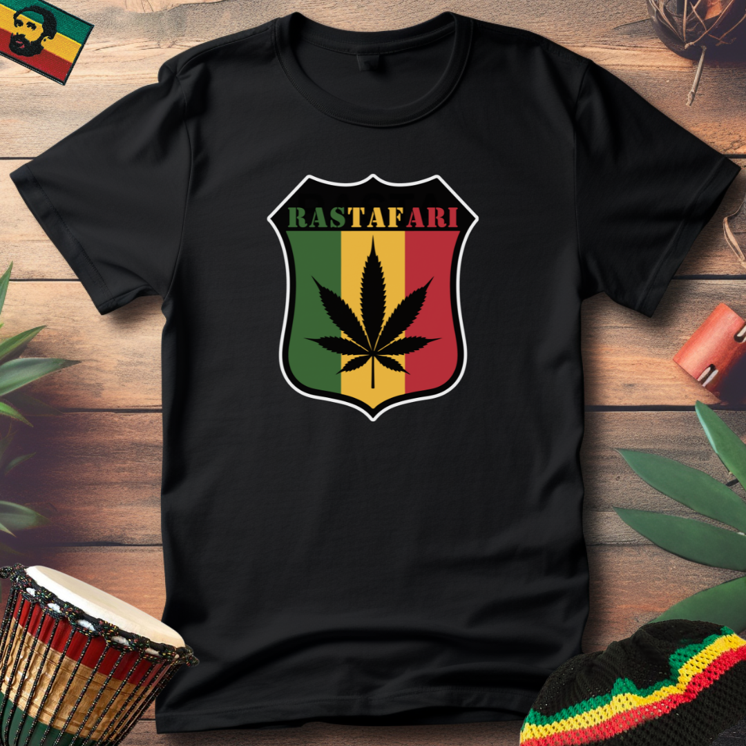 Rastafari Badge T-Shirt