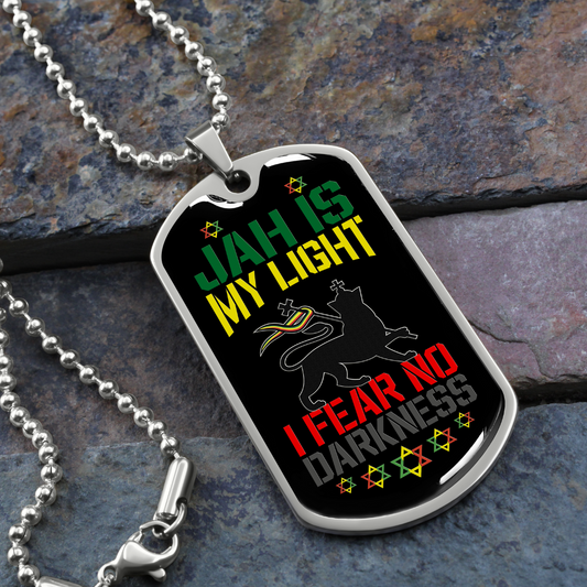 Jah Is My Light - Military Necklace